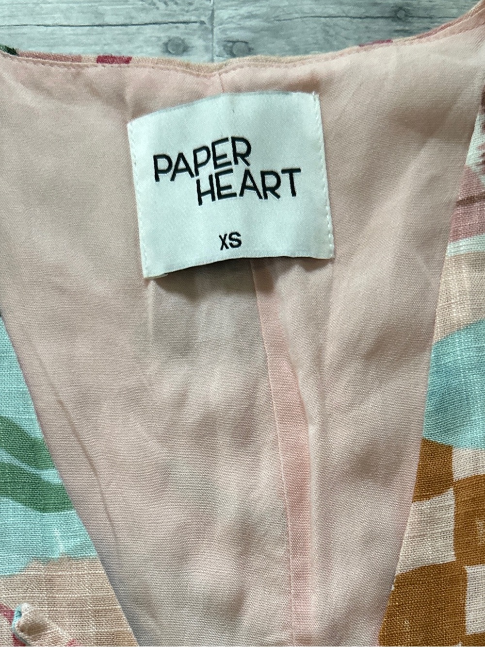 Paper Heart Short Set Size XS - Picture 3 of 8